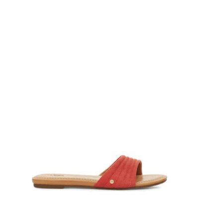 UGG Jurupa Slide Sandalen voor Dames in Pop Coral, maat 42 | Textiel