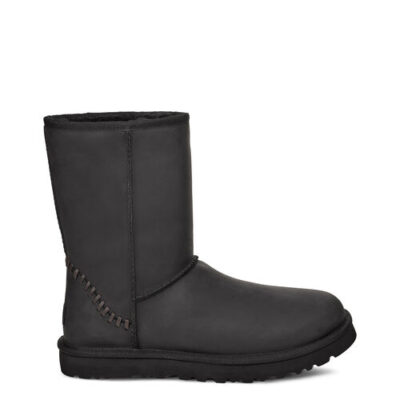 UGG Classic Short Deco Laarzen voor Heren in Black, maat 43 | Leder