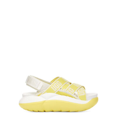 UGG LA Cloud Sandalen voor Dames in Margarita/White/Sea Salt, maat 38.5 | Textiel