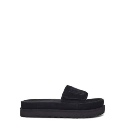 UGG Laton Slide Sandalen voor Dames in Black, maat 42 | Leder