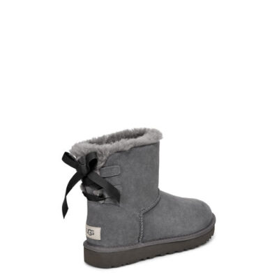 UGG Mini Bow Laarzen voor Dames in Charcoal, maat 37