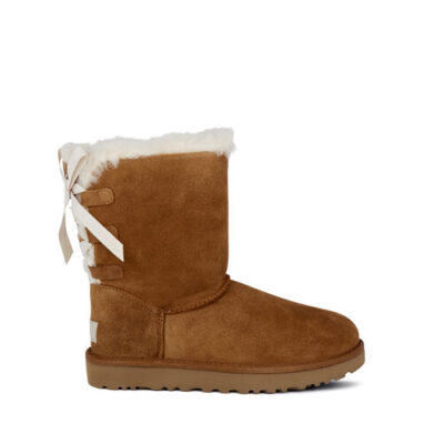 UGG Short Bow Laarzen voor Dames in Chestnut, maat 39 | Suede