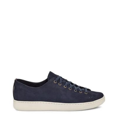 UGG Pismo Low Sneaker voor Heren in Dark Sapphire, maat 44 | Leder