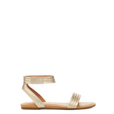 UGG Ethena Sandalen voor Dames in Gold, maat 41 | Synthetisch