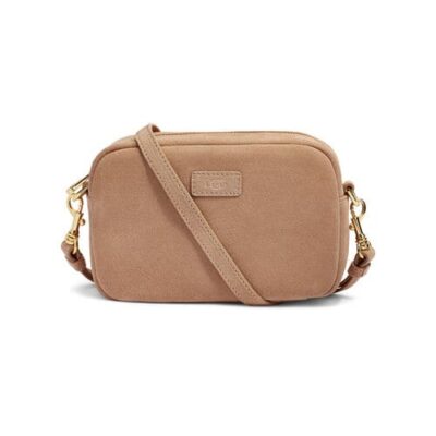 UGG Janey II Suede Cross body Tassen voor Dames in Fawn, maat OS