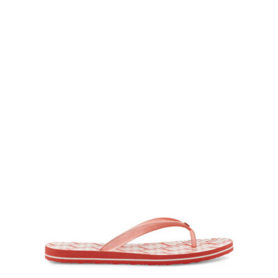 UGG Simi Graphic Logo Flip Flop voor Dames in Pop Coral, maat 42 | Synthetisch