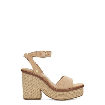 UGG Laynce Sandalen voor Dames in Bronzer, maat 37 | Leder