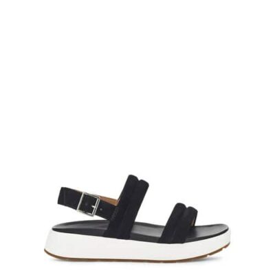 UGG Lynnden Sandalen voor Dames in Black, maat 40 | Leder