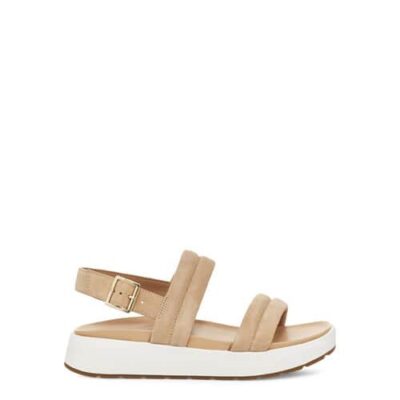 UGG Lynnden Sandalen voor Dames in Bronzer, maat 38 | Leder