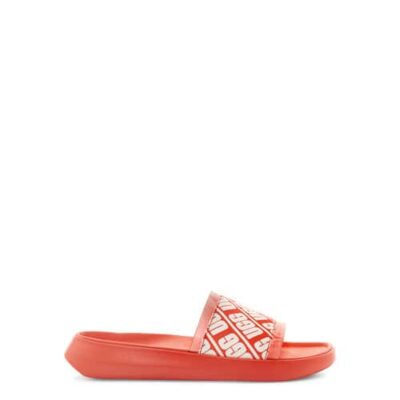 UGG Ruette Slide Sandalen voor Dames in Pop Coral, maat 42 | Synthetisch
