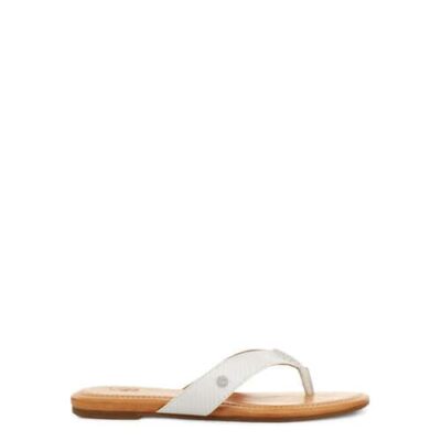 UGG Tuolumne Flip Flop voor Dames in White Exotic, maat 37.5 | Synthetisch