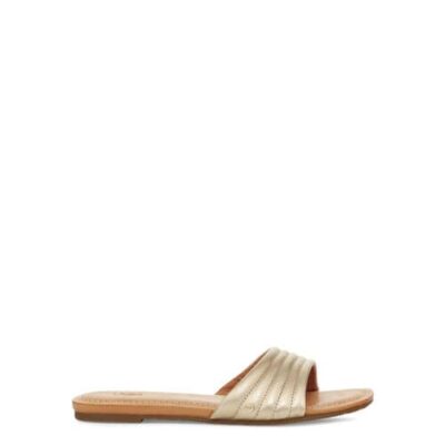 UGG Jurupa Slide Sandalen voor Dames in Gold, maat 37 | Synthetisch
