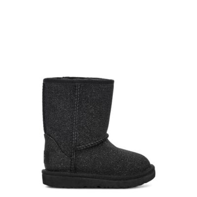 UGG Classic Short II Glitter Laarzen voor Kinderen in Black, maat 35 | Synthetisch