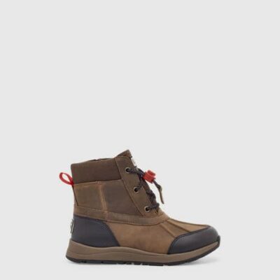 UGG Turlock Leather Weather Laarzen voor Kinderen in Walnut, maat 36 | Leder
