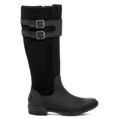 UGG Zarina Laarzen voor Dames in Black, maat 38 | Leder