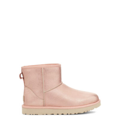 UGG Classic Mini II Iridescent Laarzen voor Dames in Rose Gold, maat 38 | Shearling