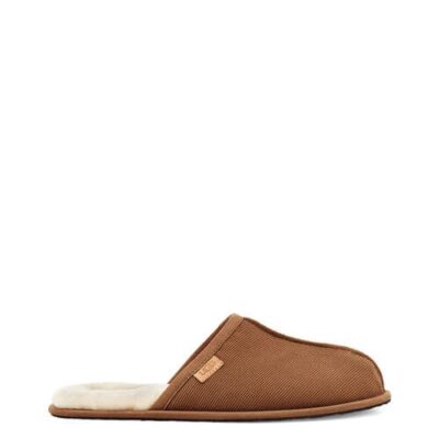 UGG Scuff Corduroy Pantoffels voor Heren in Chestnut, maat 43 | Textiel