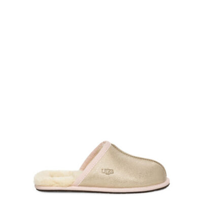 UGG Pearle Iridescent Pantoffels voor Dames in Gold, maat 38
