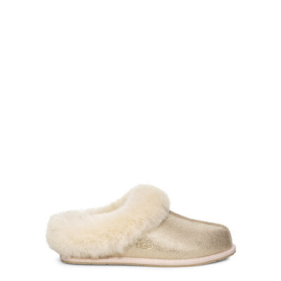 UGG Moraene Iridescent Pantoffels voor Dames in Gold, maat 37