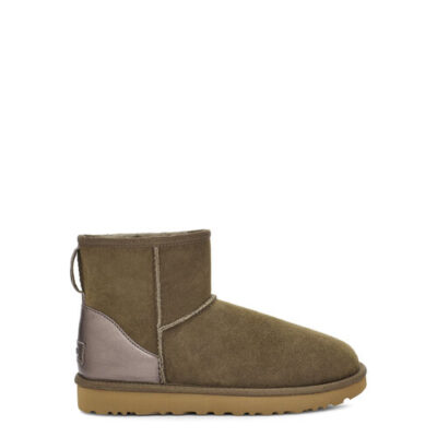 UGG Classic Mini II Metallic Laarzen voor Dames in Eucalyptus Spray, maat 42 | Shearling