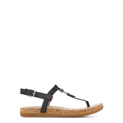 UGG Aleigh Sandalen voor Dames in Black, maat 39 | Leder