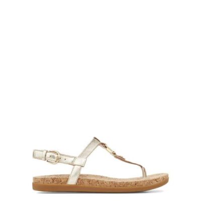 UGG Aleigh Sandalen voor Dames in Gold, maat 36 | Leder