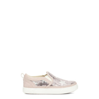 UGG Caplan Sequin Stars Instapschoenen voor Kinderen in Pink Crystal, maat 36 | Textiel