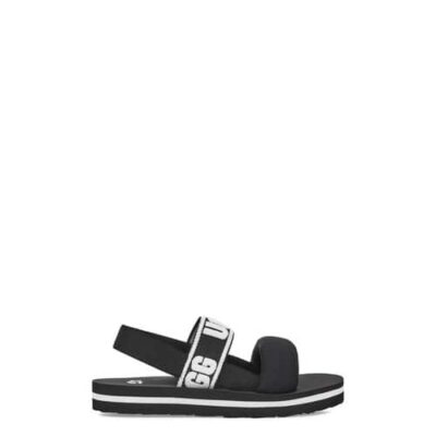 UGG Zuma Sling Slide Sandalen voor Kinderen in Black, maat 33.5 | Textiel