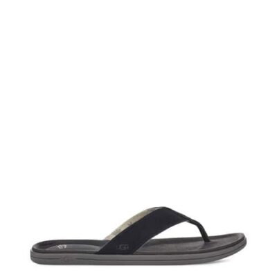 UGG Brookside Flip Flop voor Heren in Black, maat 42 | Suede