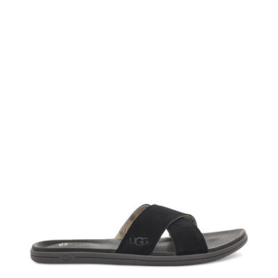 UGG Brookside Slide Sandalen voor Heren in Black, maat 46 | Suede