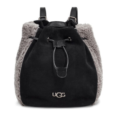 UGG Fey Mini Suede Handtassen voor Dames in Black, maat OS
