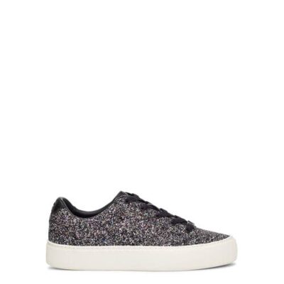 UGG Zilo Chunky Glitter Sneaker voor Dames in Black Glitter, maat 40.5 | Synthetisch