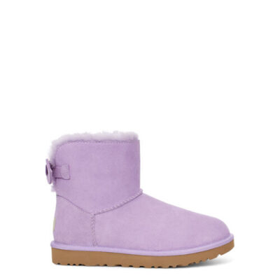 UGG Suede Bow Mini Laarzen voor Dames in Lilac Bloom, maat 36