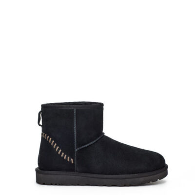UGG Classic Mini Deco Suede Laarzen voor Heren in Black, maat 46