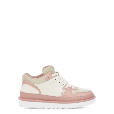 UGG Highland Sneaker voor Dames in White/Sea Salt/La Sunset, maat 40.5 | Synthetisch