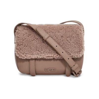 UGG Bia Mini Leather School Handtassen voor Dames in Caribou, maat OS | Leder