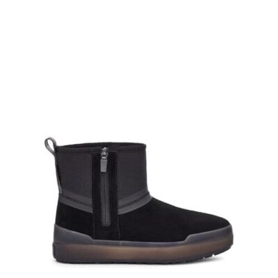 UGG Classic Tech Mini Laarzen voor Dames in Black, maat 38 | Suede