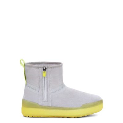 UGG Classic Tech Mini Laarzen voor Dames in Grey, maat 40 | Suede