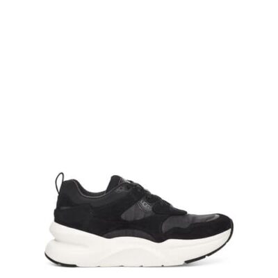 UGG LA Hills Sneaker voor Dames in Black, maat 40.5 | Textiel