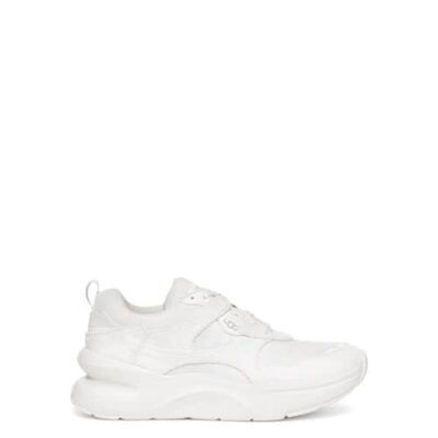 UGG LA Hills Sneaker voor Dames in White/White, maat 40 | Textiel