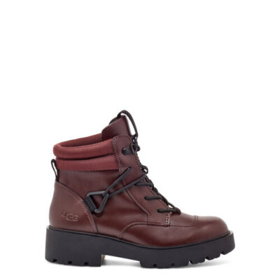 UGG Tioga Hiker Laarzen voor Dames in Burgundy, maat 39 | Leder