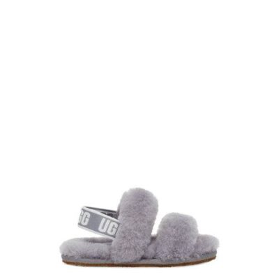 UGG Oh Yeah Slide Sandalen voor Peuters in Soft Amethyst, maat 27.5 | Shearling
