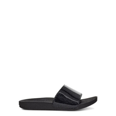UGG Glitter Slide Sandalen voor Kinderen in Black, maat 34