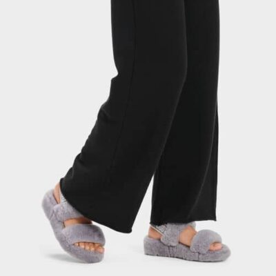 UGG Gabi Wide Legged Trainingsbroek voor Dames in Black, maat L | Modal
