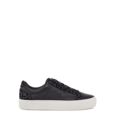 UGG Zilo Snow Leopard Sneaker voor Dames in Black, maat 39.5 | Leder