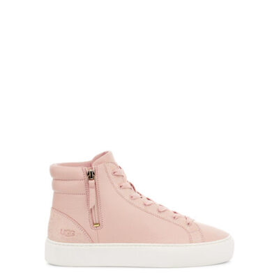 UGG Olli Snow Leopard Sneaker voor Dames in Quartz, maat 38.5 | Suede