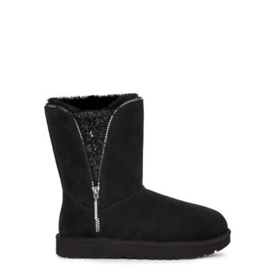 UGG Classic Zip -laars voor Dames in Black, maat 37