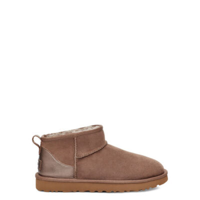 UGG Classic Ultra Mini Metallic Laarzen voor Dames in Caribou, maat 38