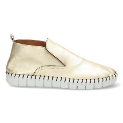 Shabbies Gouden hoge loafer