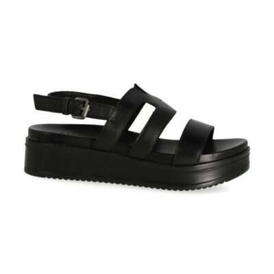 Shabbies Zwarte sandaal